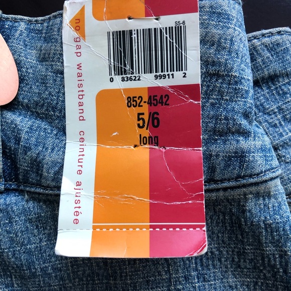 Long Lt.Blue Lee Women’s Jeans Stretch no gap waistband One True Fit Boot Cut - Picture 8 of 11